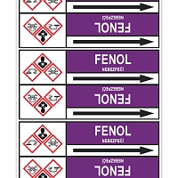 Značení potrubí, fenol